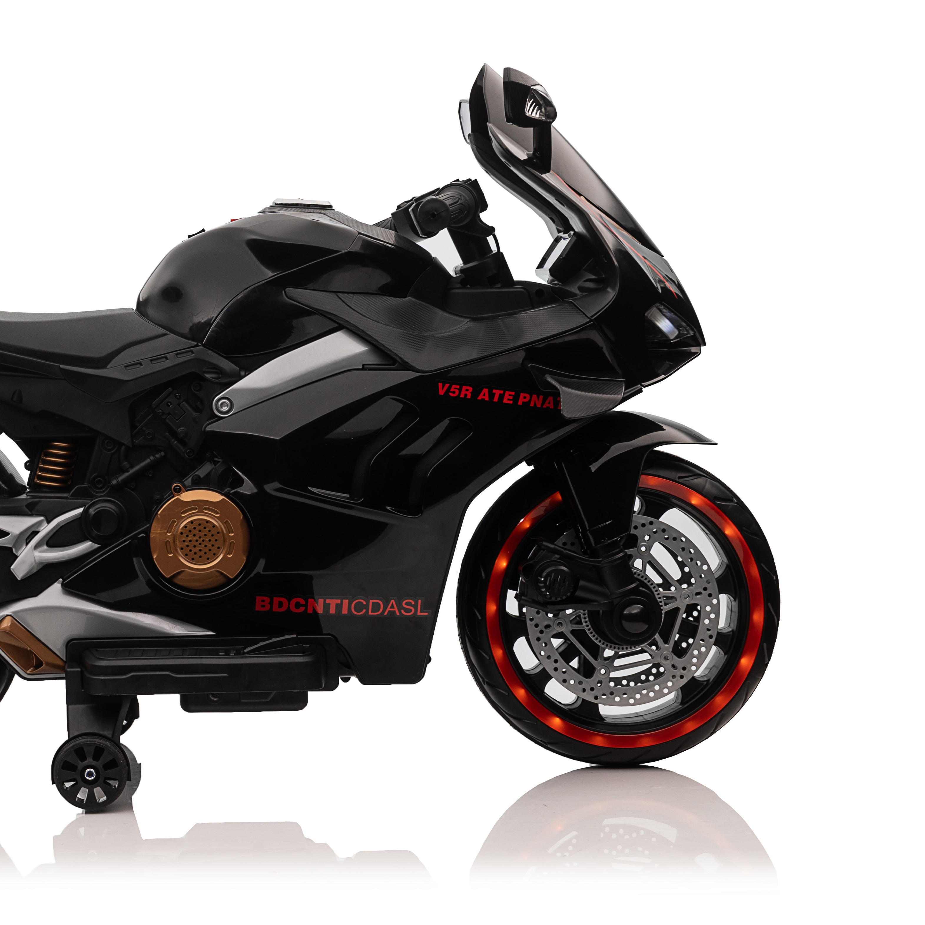 Children's Motorcycle 12V Battery Ride On Toy with Drivable Electric and Music Player
