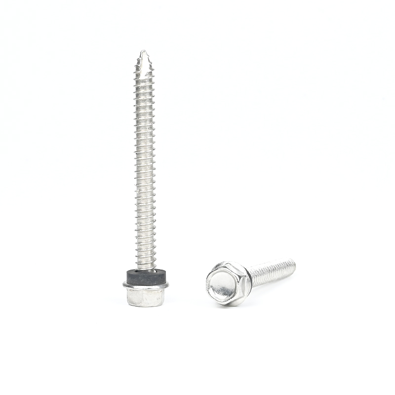Stainless Steel ST6.3*55mm Flange Hex Self Tapping Screw Parafuso Auto Atarraxante