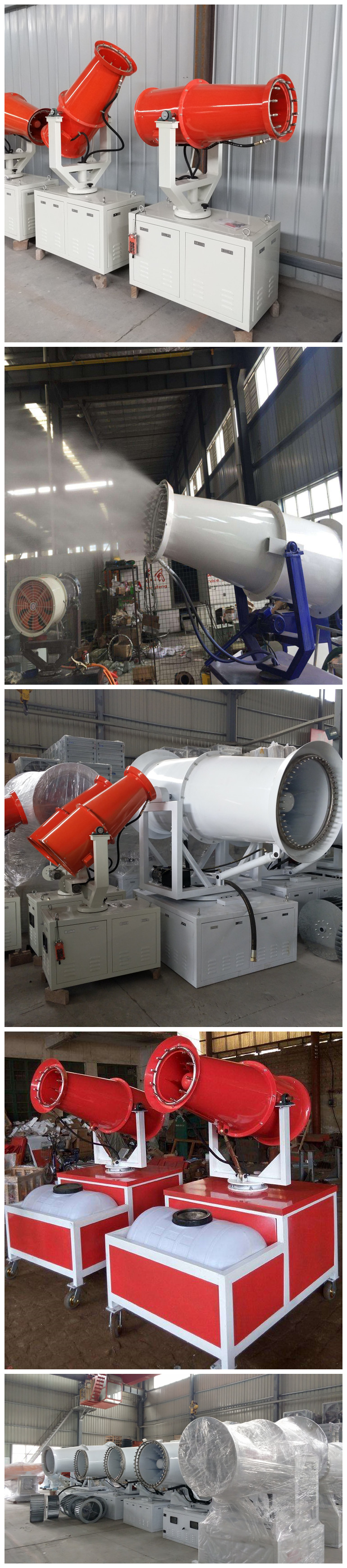 Air Protection Dust Suppression Cannon / Blue Dust Control Misting System