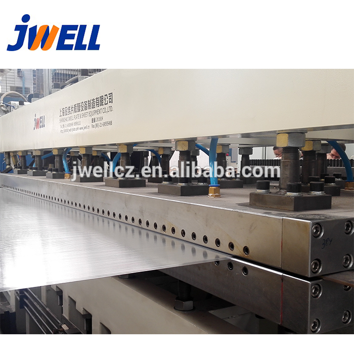 Jwell PET PP PLA PVC PE PC Plastic Packaging Box Production Extrusion line