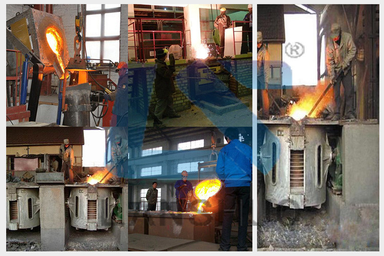 Copper 200KW 0.25T Scrap Iron Induction Melting Furnace