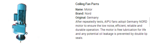 24ft big ass fan industrial HVLS fan