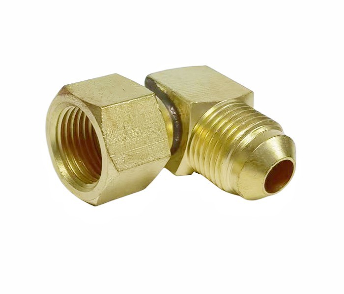 1/4inch flare Lead Free Brass Fittings Brass 90 Degree Elbow Threaded rustproof