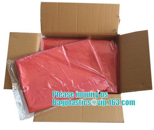 PE packing bag for Asbestos fibers, large size thicker LDPE asbestos remove bags, Large Asbestos Waste Removal Bags, pac