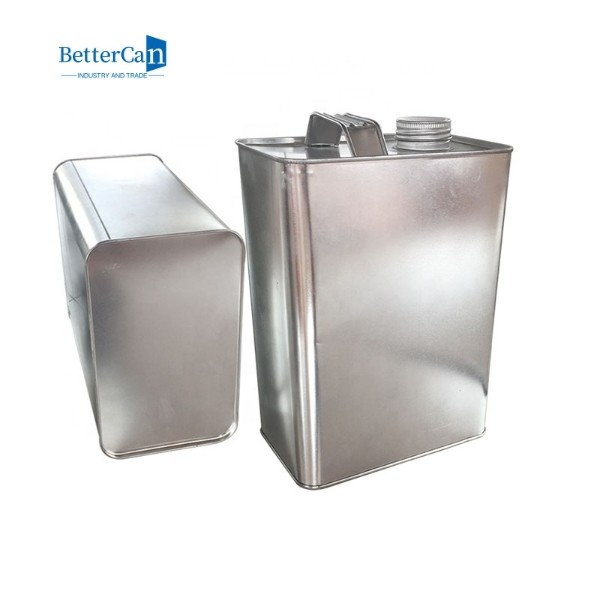 F Style Engine Oil Tin 178x110x240mm Custom Personalized Tin Cans