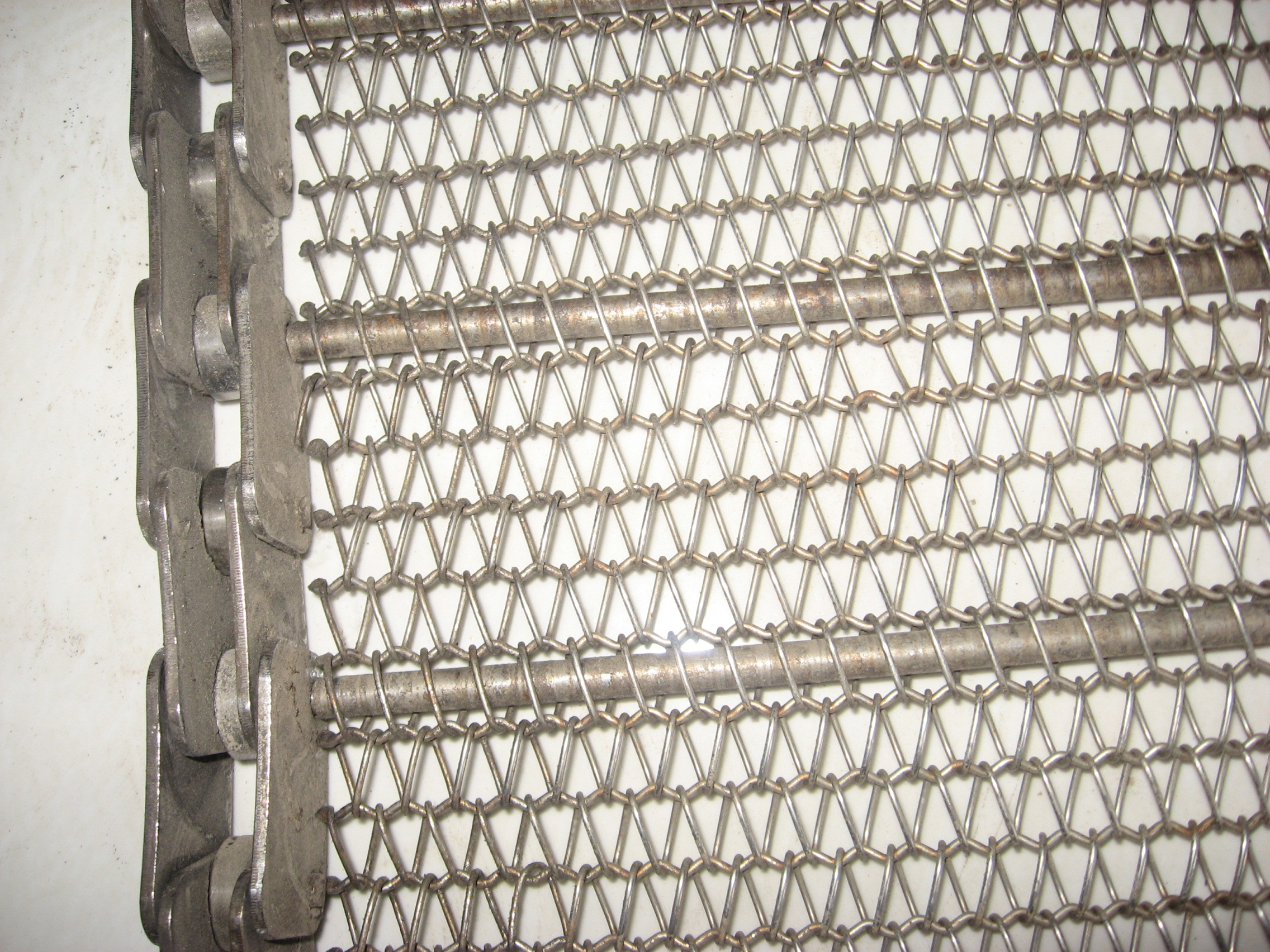 304L Stainless Mesh Conveyor Wire Belt 380V 400MM Width