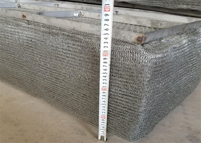 Ss316l 750mm Gas Liquid Separator Mesh Demister Pad For Light Industry