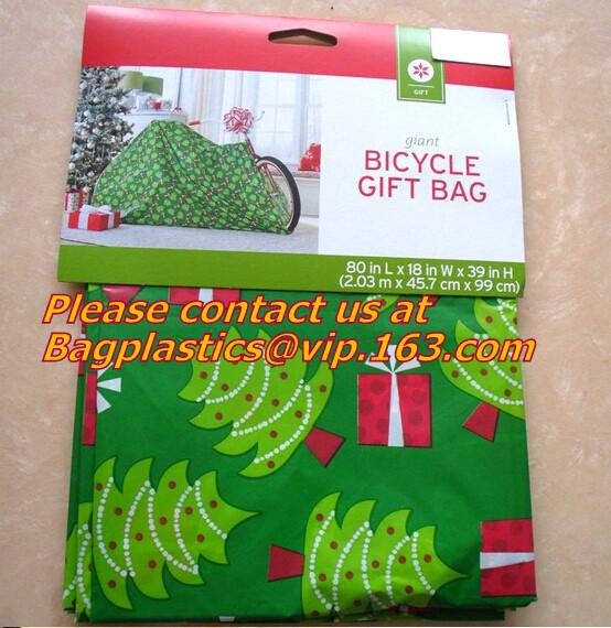 waterproof outdoor road bicycle bags, bicycle gift bags, bike bags, Giant Santa
