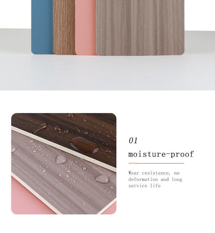 Eco Friendly Fireproof Decorative Wood Grain PVC Bamboo Fiber Wall Paneling