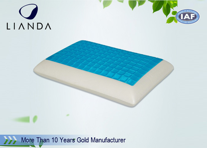 Traveling Folding Cooling Gel Pillow With Mesh And Inner Cover