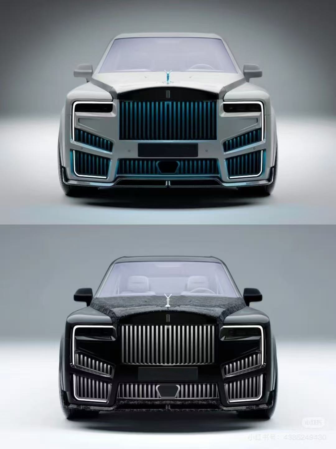 Cullinan Rolls Royce Body Kit Carbon Fiber MSY Style Spoiler Wheel Arch
