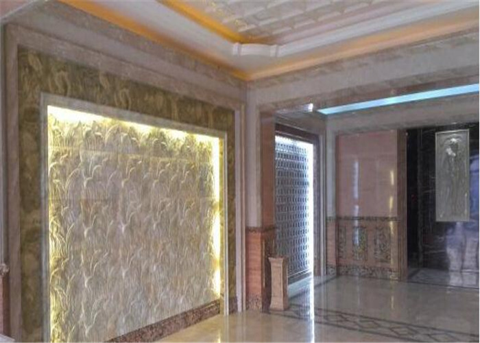 Double Screw PVC Lamination Plastic Sheet Extrusion Line Marble Sheet Making