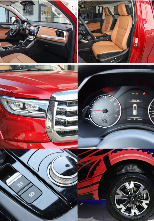 Great Wall Changcheng Pao 4wd Diesel Pickup Truck with 2.0t Power and 4 Wheels Drive