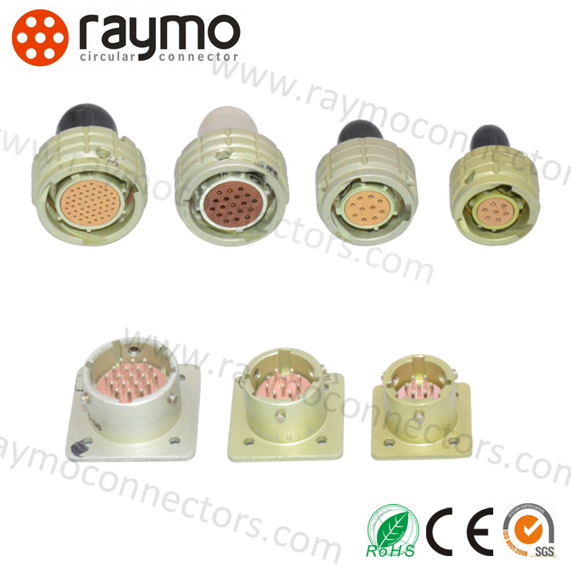 OHS-BC-1-19/18-B1-1-B Hermetic Square Flange Receptacle Bayonet Russian Military Circular Connectors