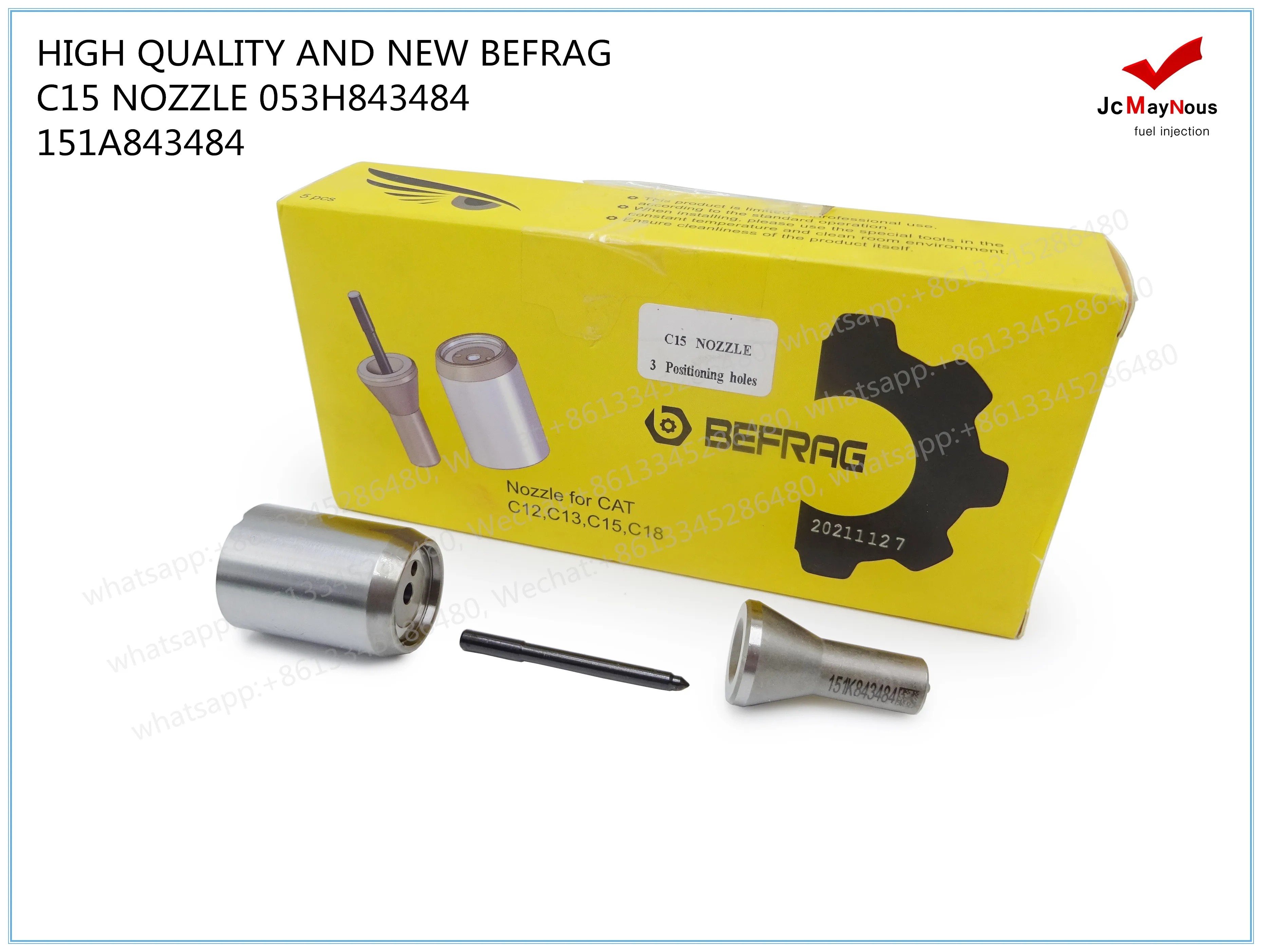 HIGH QUALITY AND NEW BEFRAG C15 NOZZLE 053H843484 151A843484 FOR CAT CATERPILLAR C15 INJECTOR