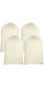 Extra Large Cotton Canvas Heavy Duty Laundry Bags