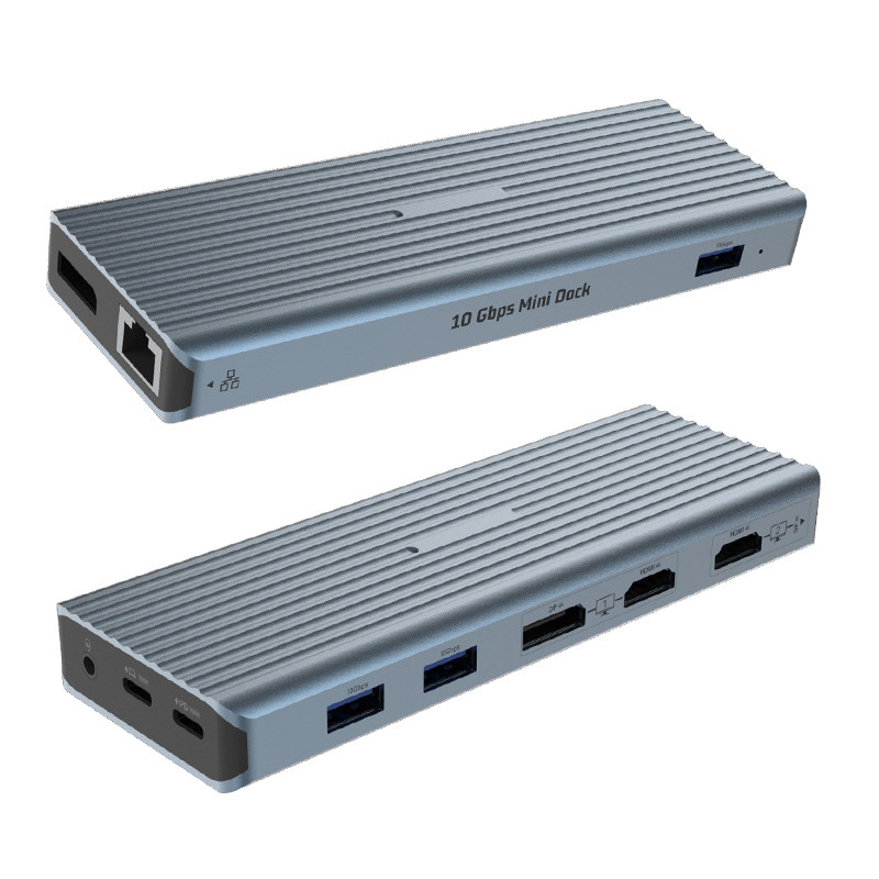 11-In-1 Multi-Function Usb-C Docking Station Usb 3.0 Type C Gaming Audio Reader RJ45 HDMI