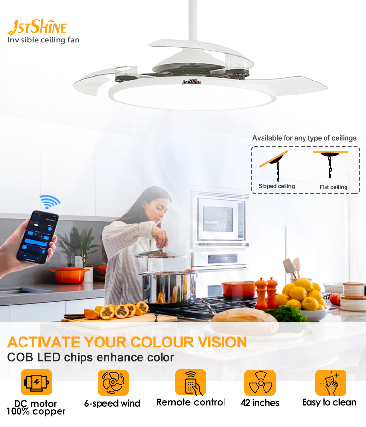 invisible ceiling fan