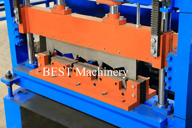 Floor Deck Roll Forming Machine Chain Or Gear Box Driven System Hydraulic Cutting Device