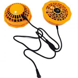 Buy cheap 12V Jacket Cooling Fan Wearable Cooler Fan Low Noise 40DB 5000h Life Span product
