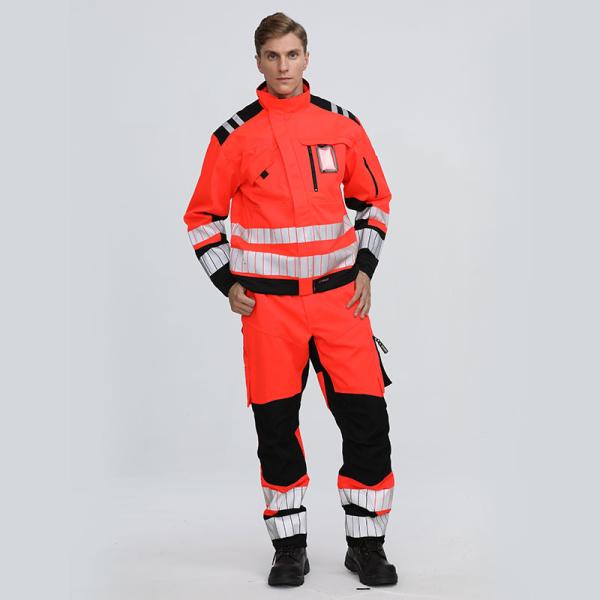 Safety Flame Retardant Antistatic Protective Clothing Welding Suits Oil Gas