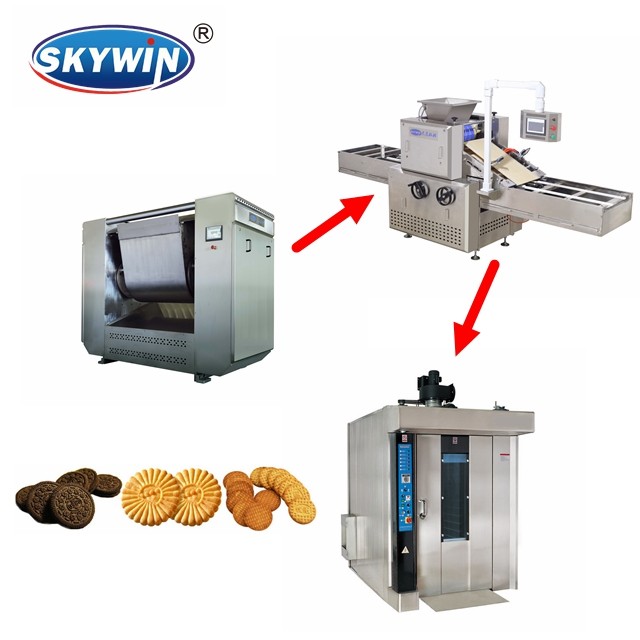 Hot Sales Soft Cookies Biscuit Froming Machine Tray Type Rotary Moulder Biscuit Making Machine Factory Price