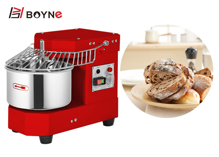 Industrial Dough Mixer Bread Making Machine Red White 220v / 380v with painting frame