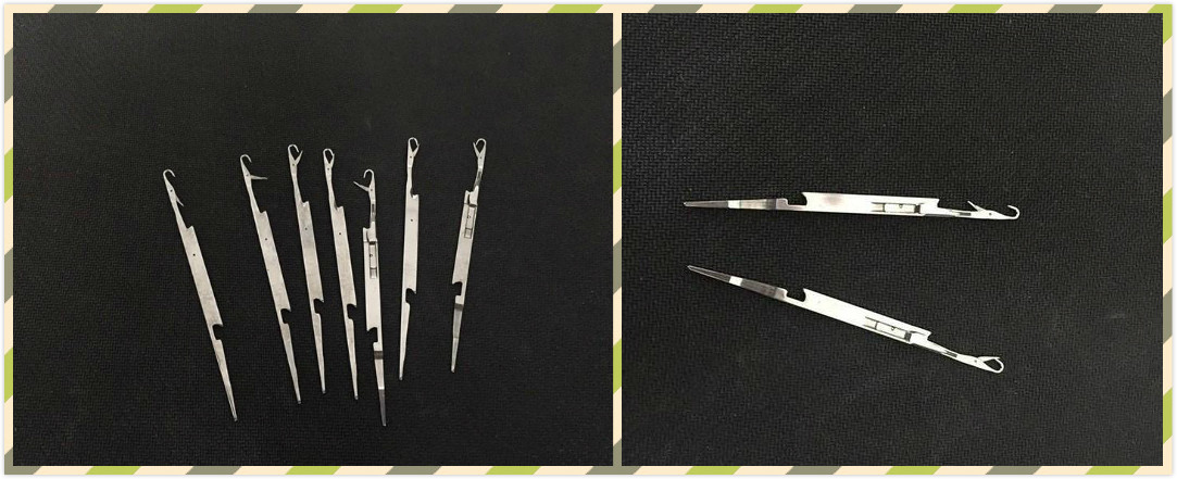 Computer Flat Knitting Machine Spare Parts Stanger Machine Knitting Needles 14G
