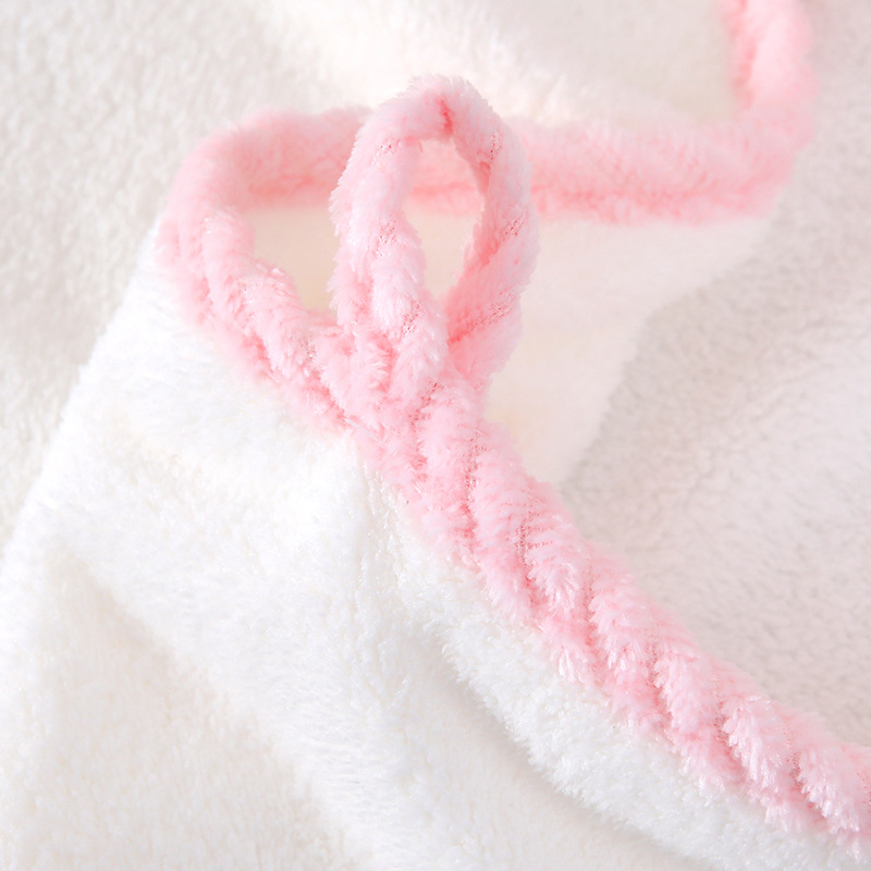 Home Melody Baby Bath Towel Set Coral Velvet Non-shedding Absorbent Gift Wedding Souvenir