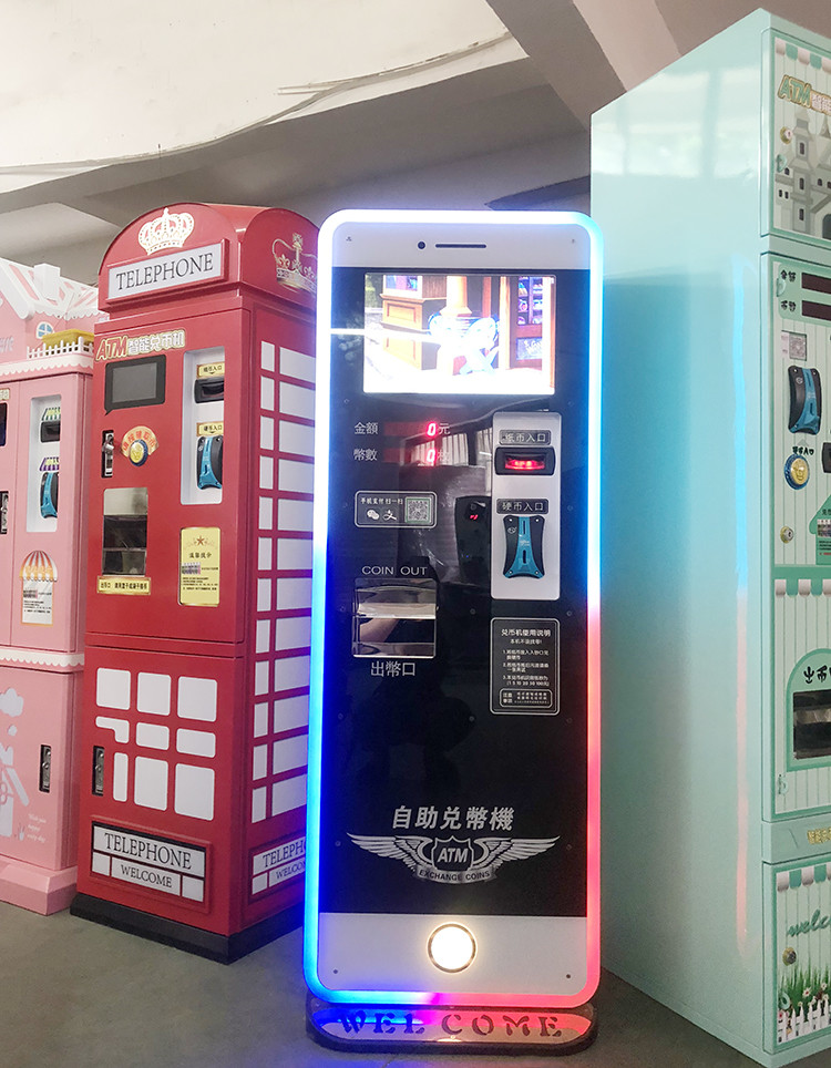 Factory Wholesale Coin Changer For Sale Atm Coin Bank Token Dispenser Coin Exchange Machine For Sale