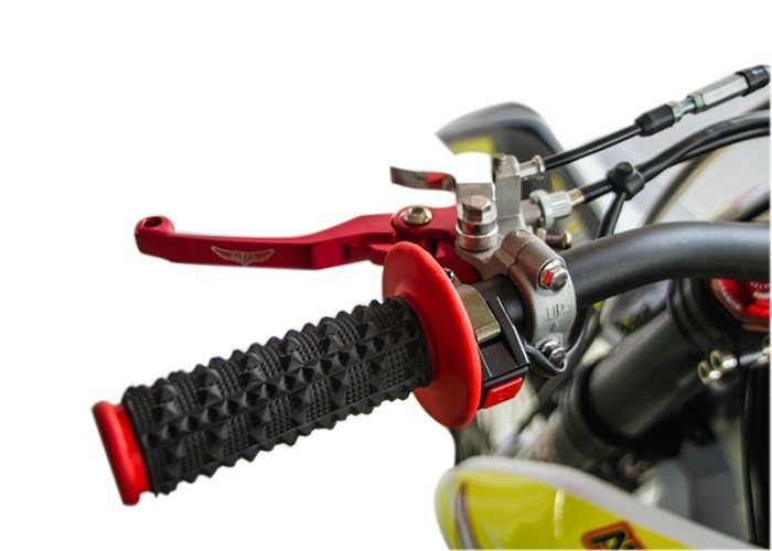 High Strength Engine Childrens Gas Powered Dirt Bikes With Durable Alloy Swing Arm