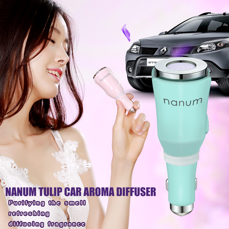 Multicolor Travel Hammer Design Tulip Shape Car Aroma Diffuser