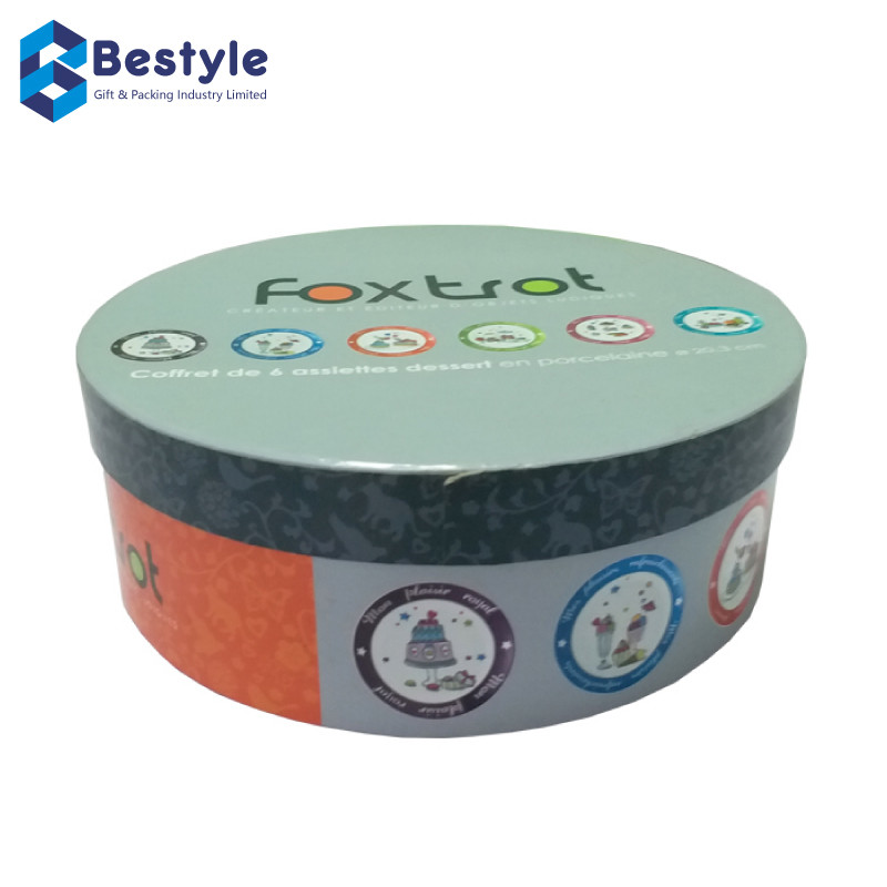 Round Shape Candy Chocolate Gift Packaging Box With Lid