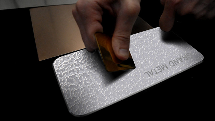 DIN Anti Scratch Composite Honeycomb Stainless Steel Sheet Grand Metal