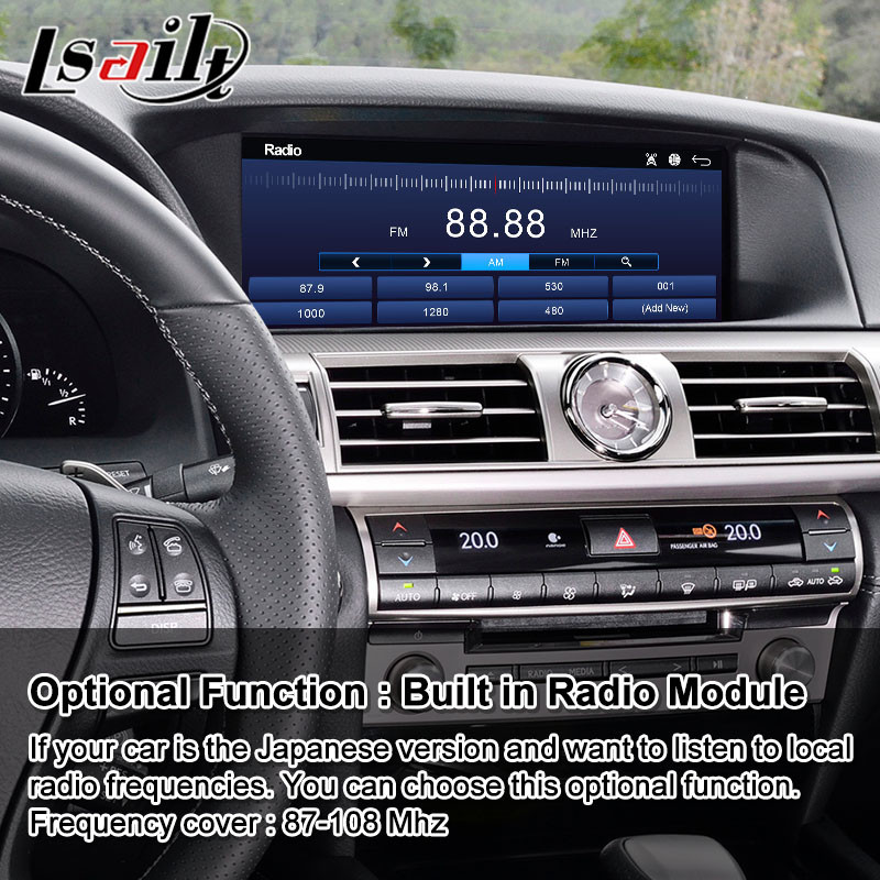 Lsailt 8+128GB Android Multimedia Carplay Interface Box for Lexus LS LS600h LS460 2012-2017