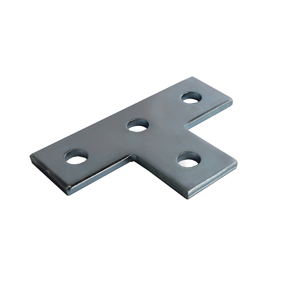 4 Hole Flat Straight Strut Bracket Unistrut Bolt Nut Stamping Plate Connector L T Shaped