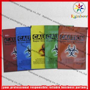 China Recyclable Colorful Herbal Incense Bags k Gravure Printing on sale
