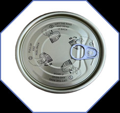 Custom Smooth Tinplate Easy Open Ends For Canned Food In Silver Or Custom Colors