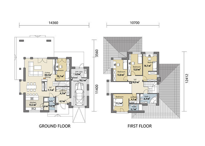 Premium Prefab Lightweight Steel Frame Villas Luxury Prefab Modular Home Kit