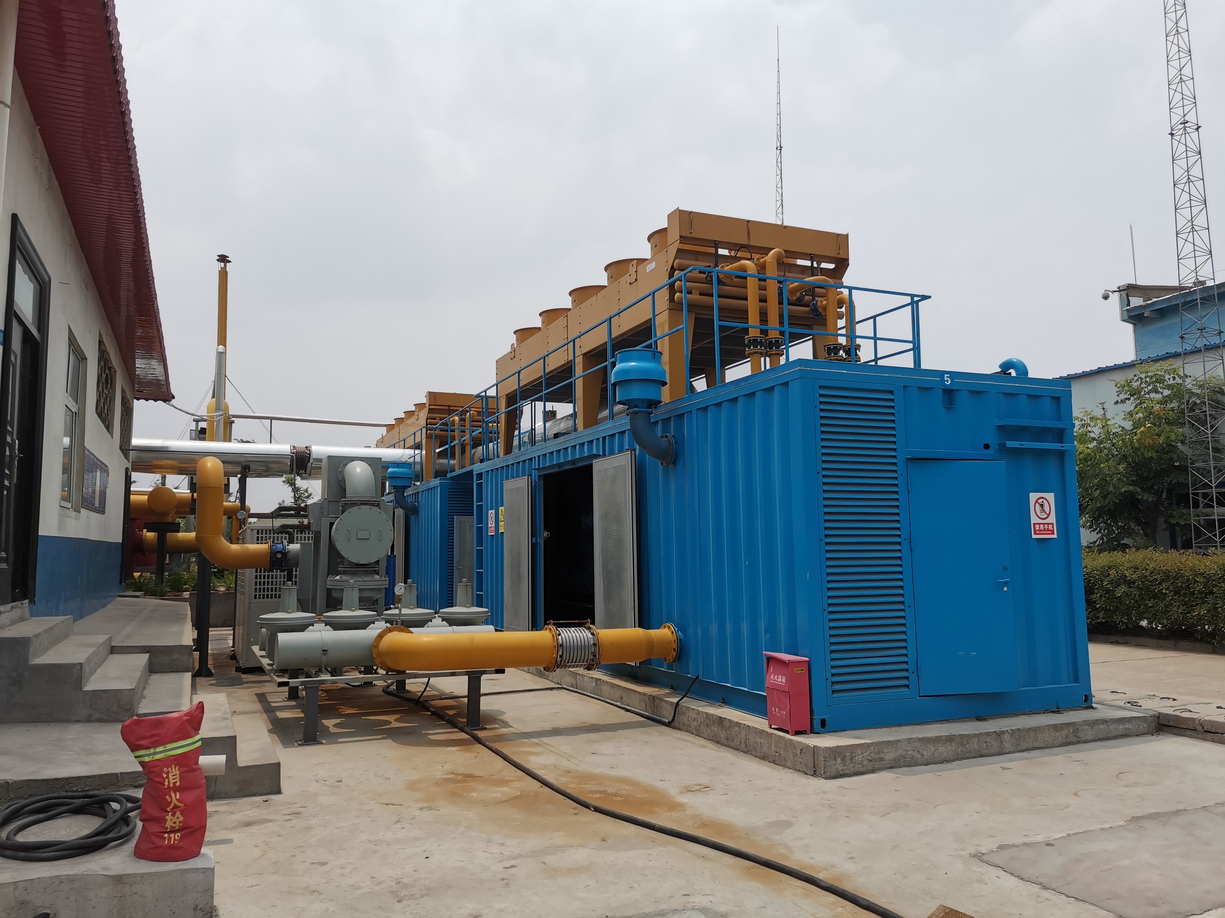 Reliable Gas Generator Set High Power Generator Large Building Power Supply