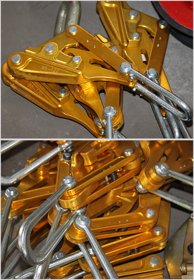 Durable Transmission Line Stringing Tools Conductor Aluminum Self Gripping Clamps