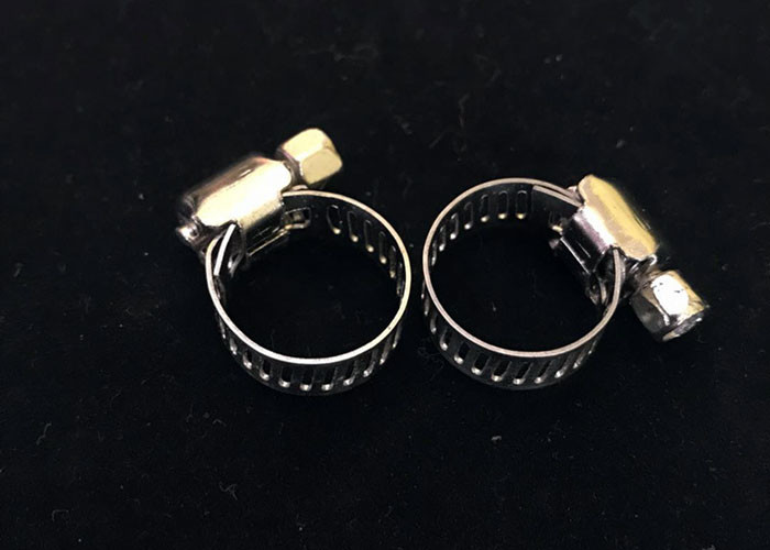 201 Stainless Steel Pipe Clamps / Ss Hose Clamp 10-16 13-19 Diameter