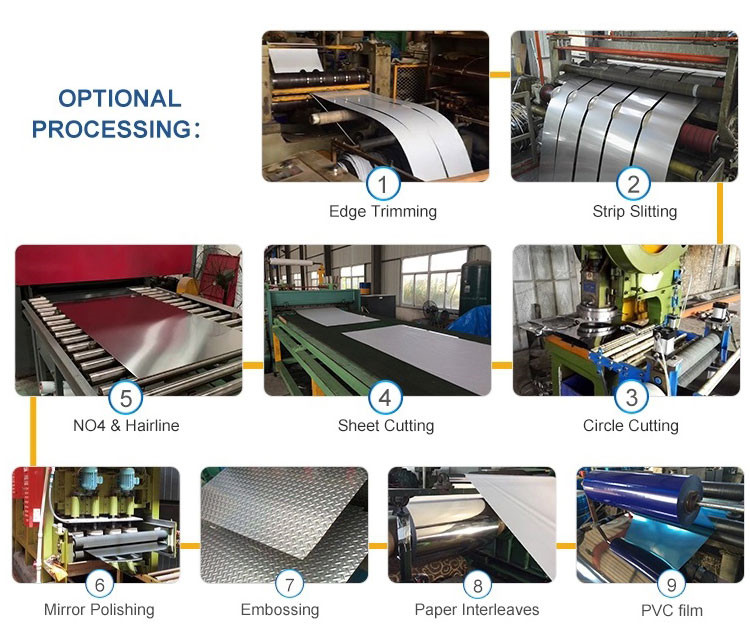 AISI Aluminum Alloy Metal Sheet 5083 6061 7075 1100 Thickness 0.02 - 3.0mm
