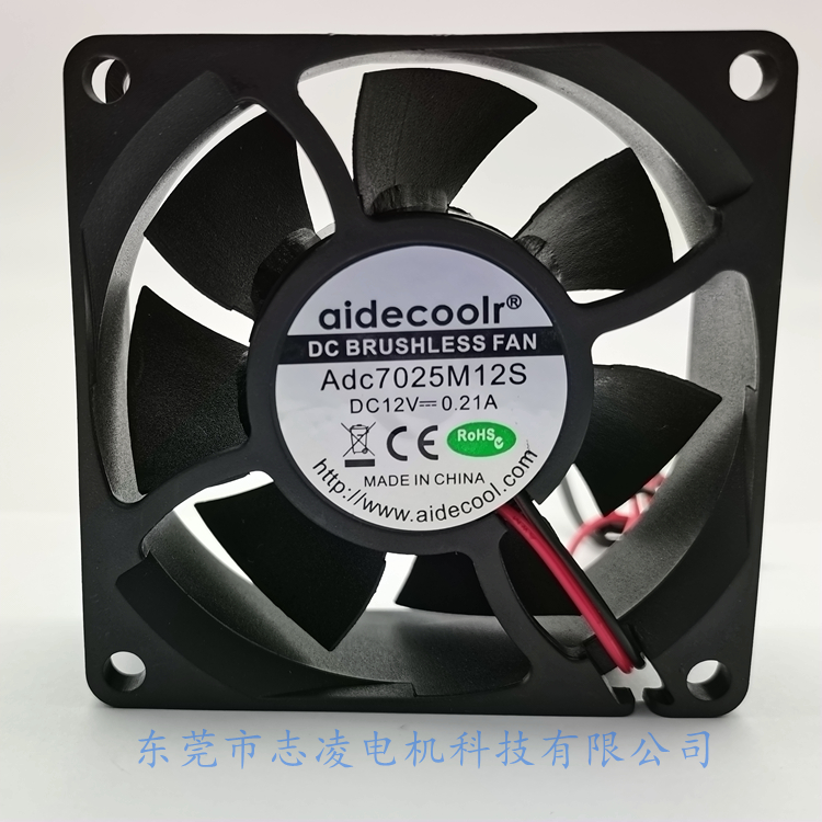 Garage 7025 Small DC Cooling Fans Lightweight Electric Black Color