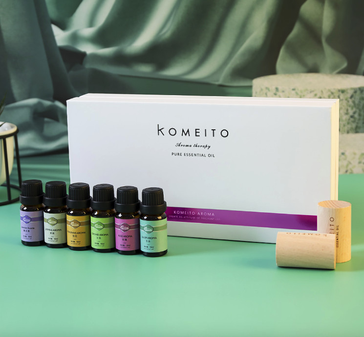 MSDS 100% Pure Aromatherapy Essential Oils Set Lavender Osmanthus Rose Orchid Lily Jasmine