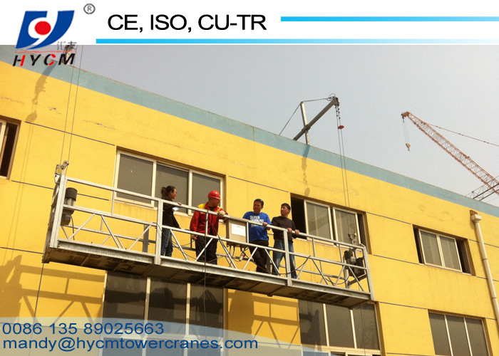 Building Construction Aluminum alloy 380V/50Hz 0.8Ton ZLP800 Suspended Working Platform