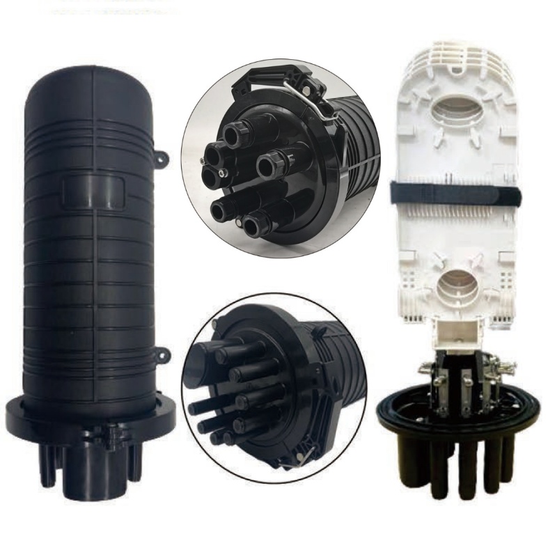 IP68 Protection Grade Density FTTH Fiber Optic Splice Closure for 36 Core Splice Tray