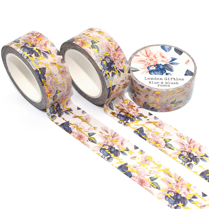 Custom Foil Printing Japanese Washi Paper Tape Washi Tape