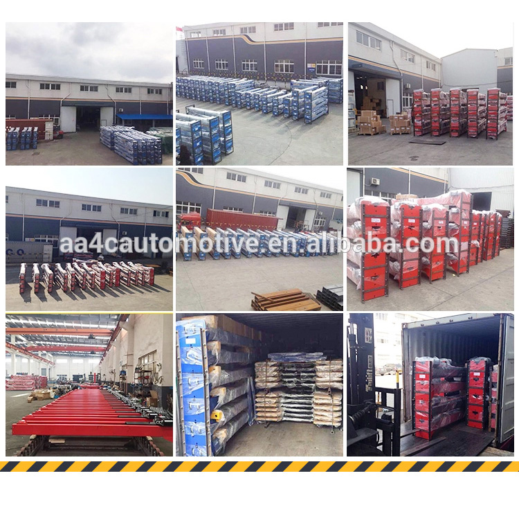 AA4C 4 in1 vehicle test line automotive inspection line brake side slip axle load suspension tester