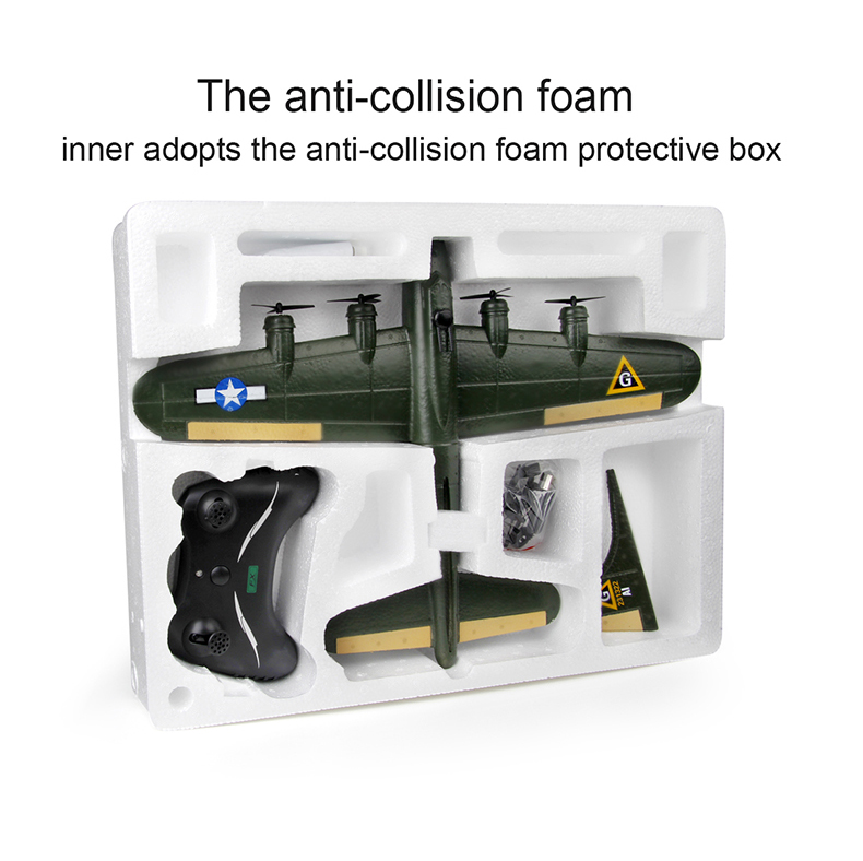 State of Assembly Ready-to-Go Foam Glider Toy Gift Toys Fx-817 Aircraft Model B17 Bomber Outdoor Remote Control Fixed-wing